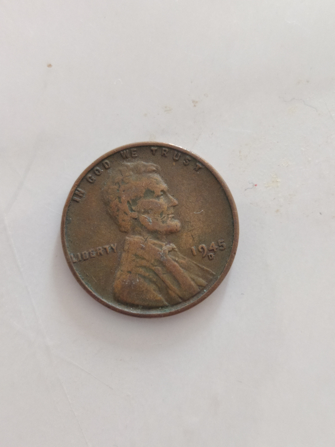 One cent, 1945