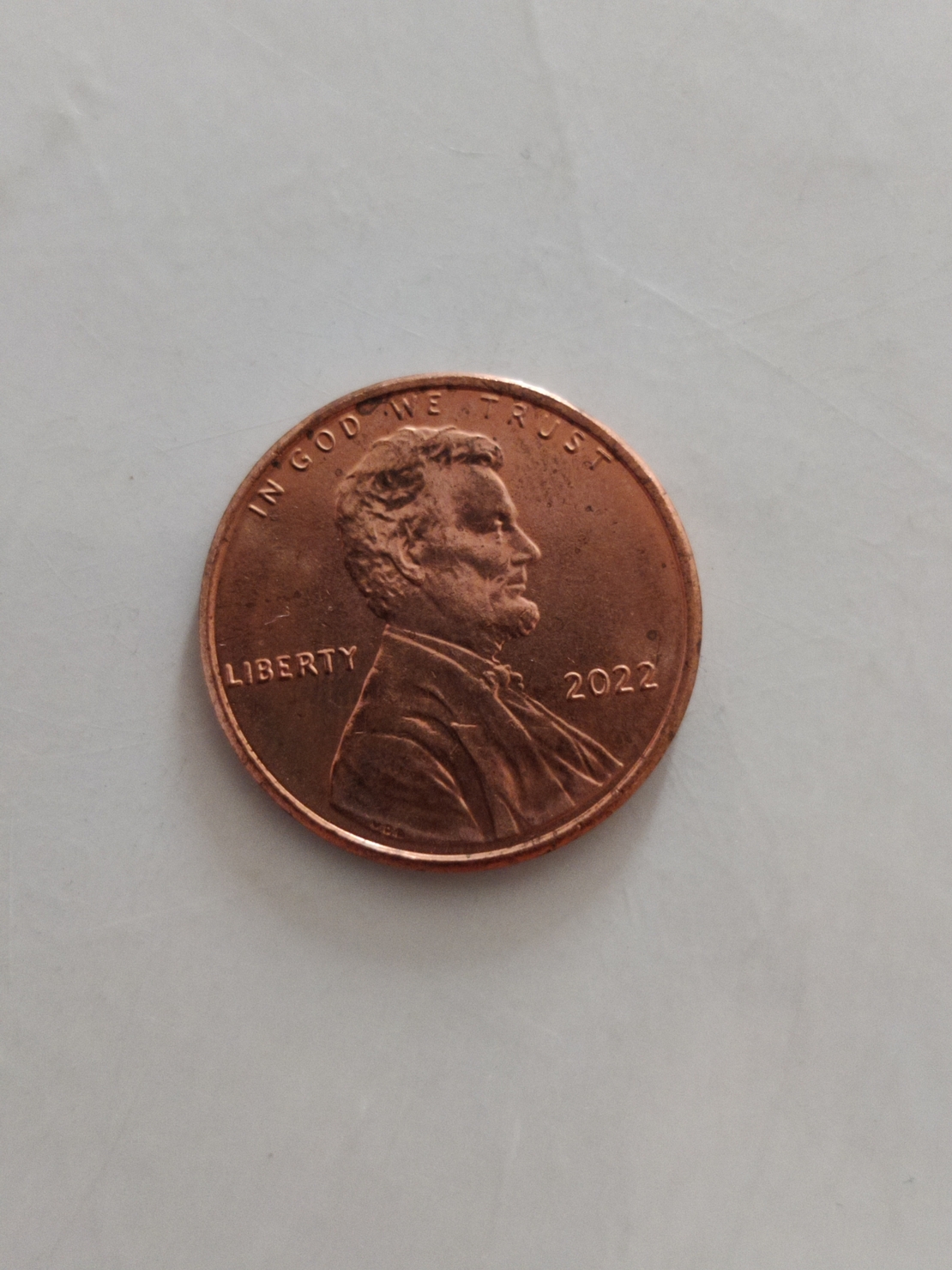 One cent, 2022