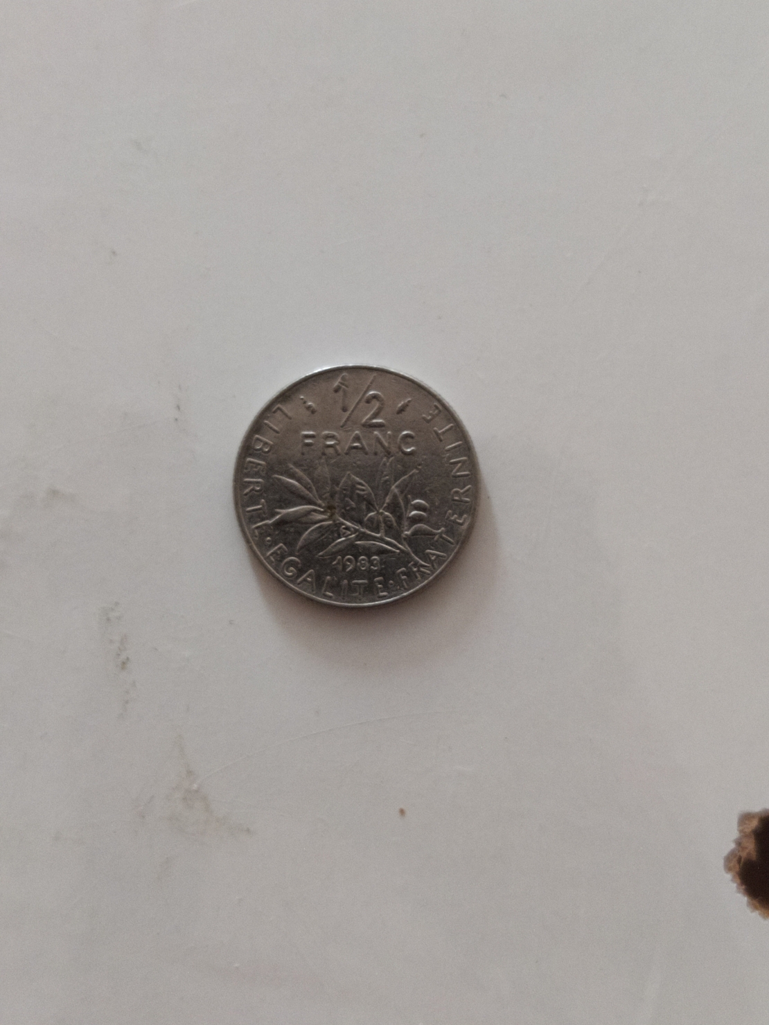 1/2 franc, 1983