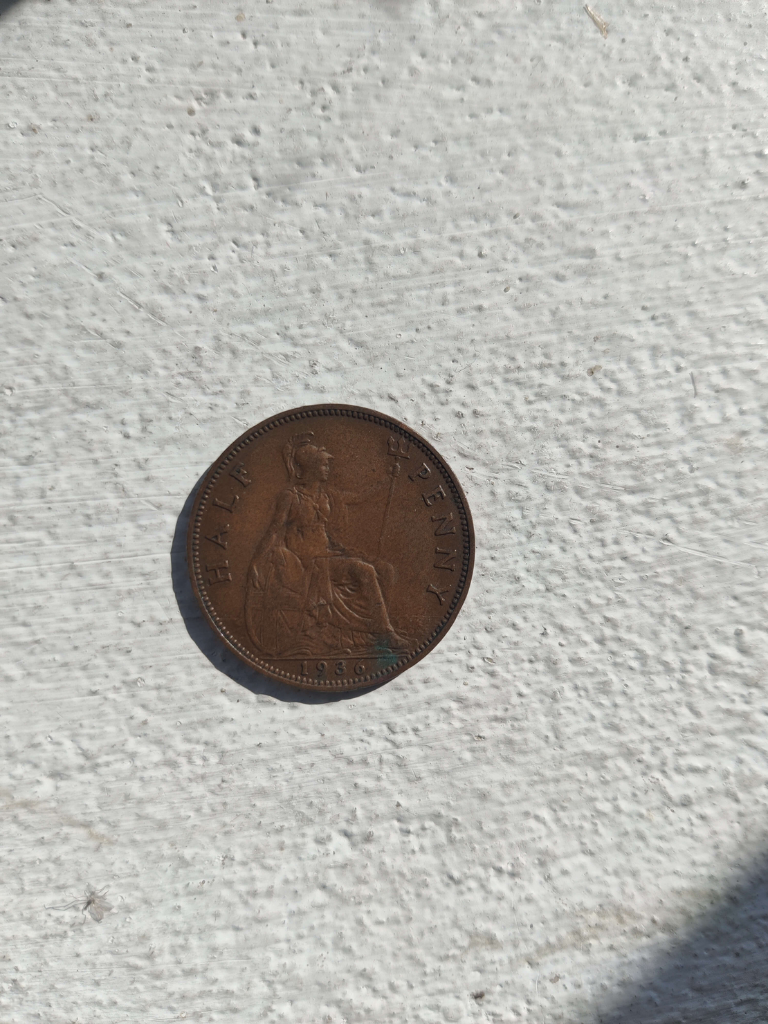 Half penny, 1936