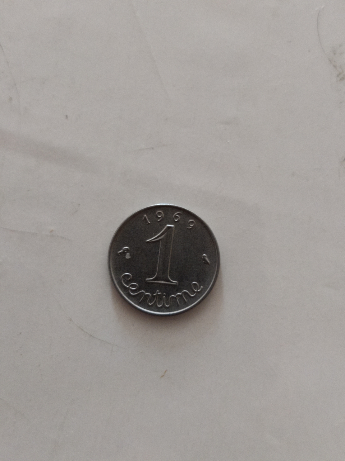 1 centime, 1969