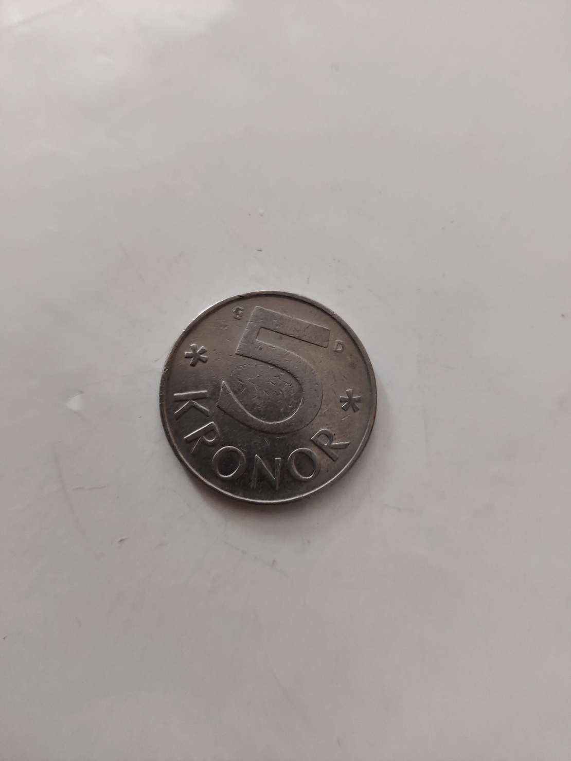 5 kronor, 1990