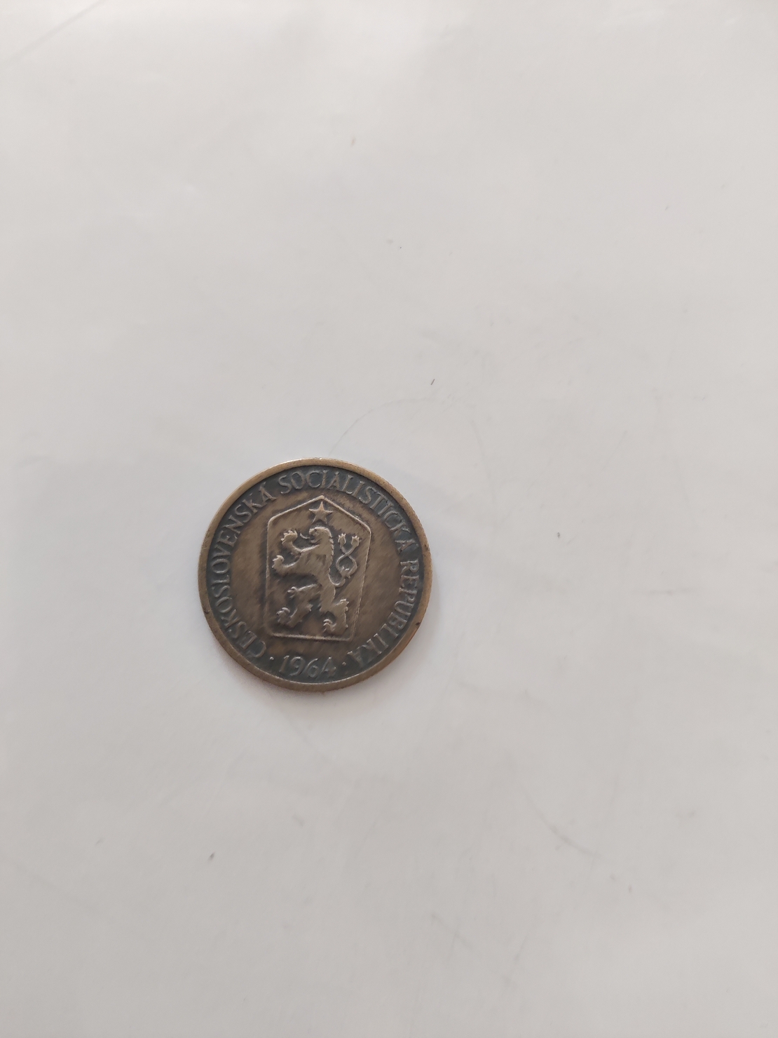 Cehoslovacia coin, 1964