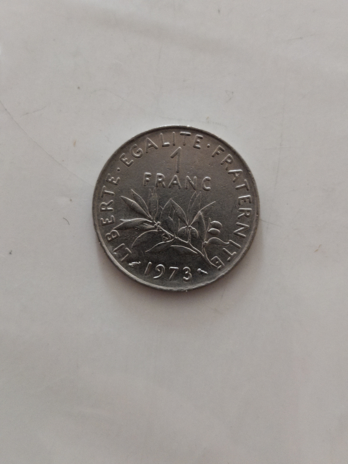 1 franc, 1973