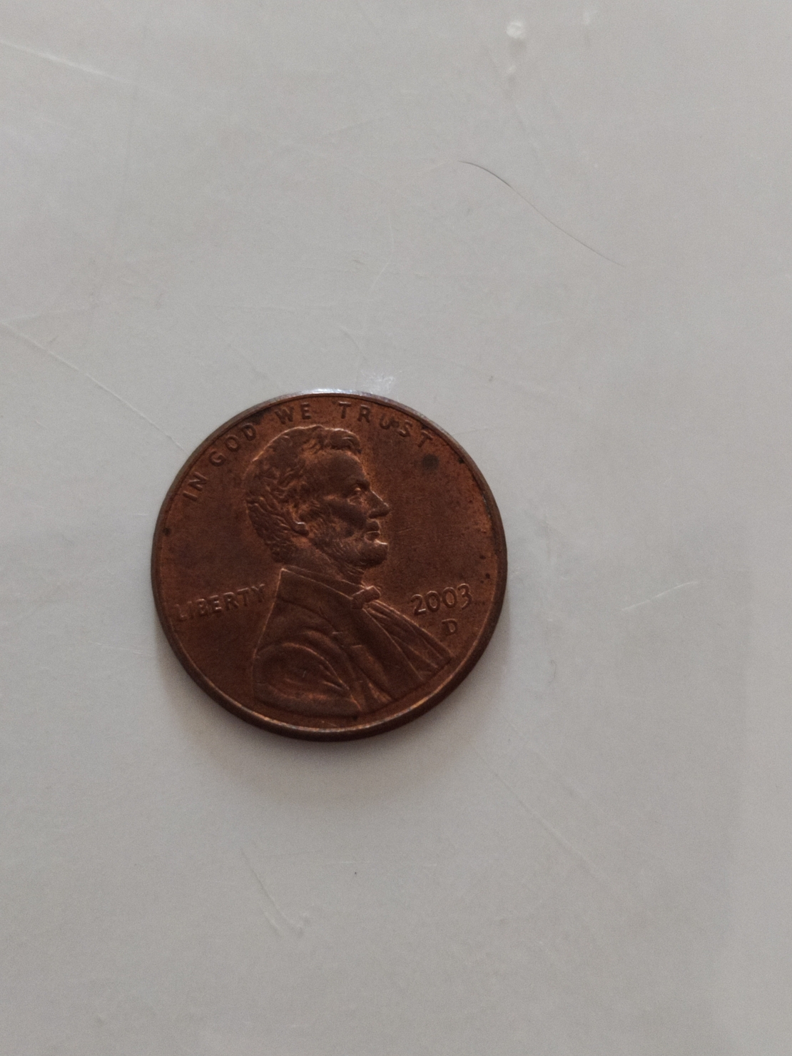 One cent, 2003