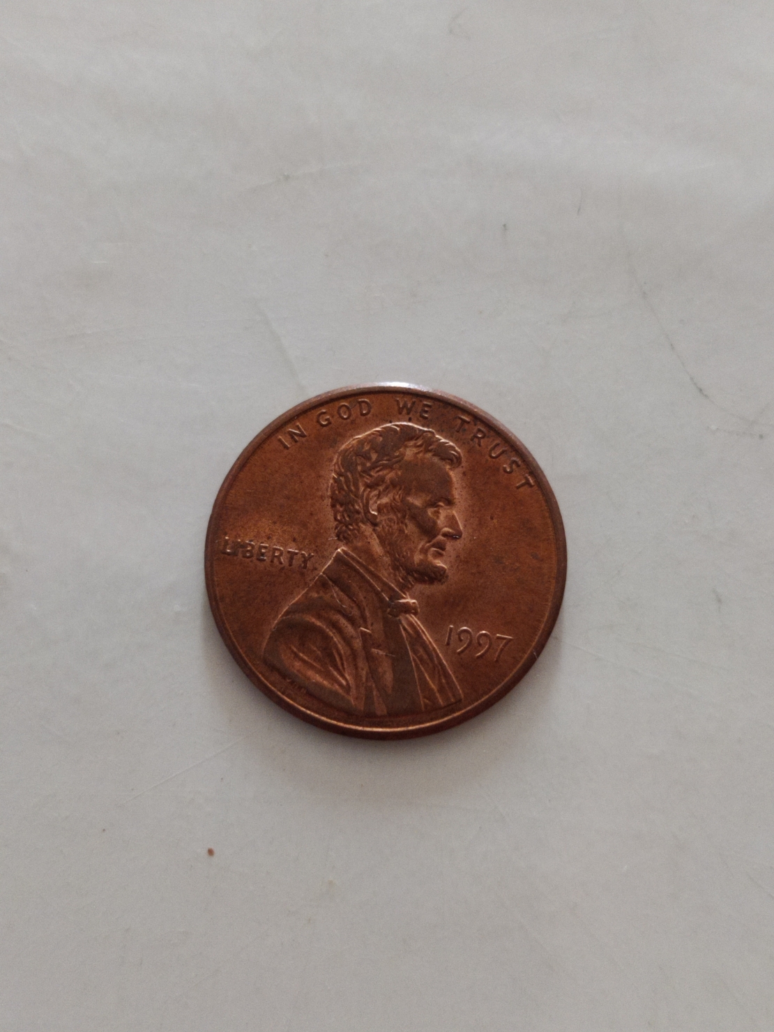 One cent, 1997