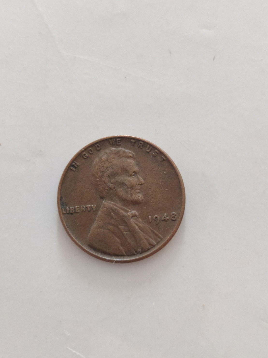 One cent, 1948