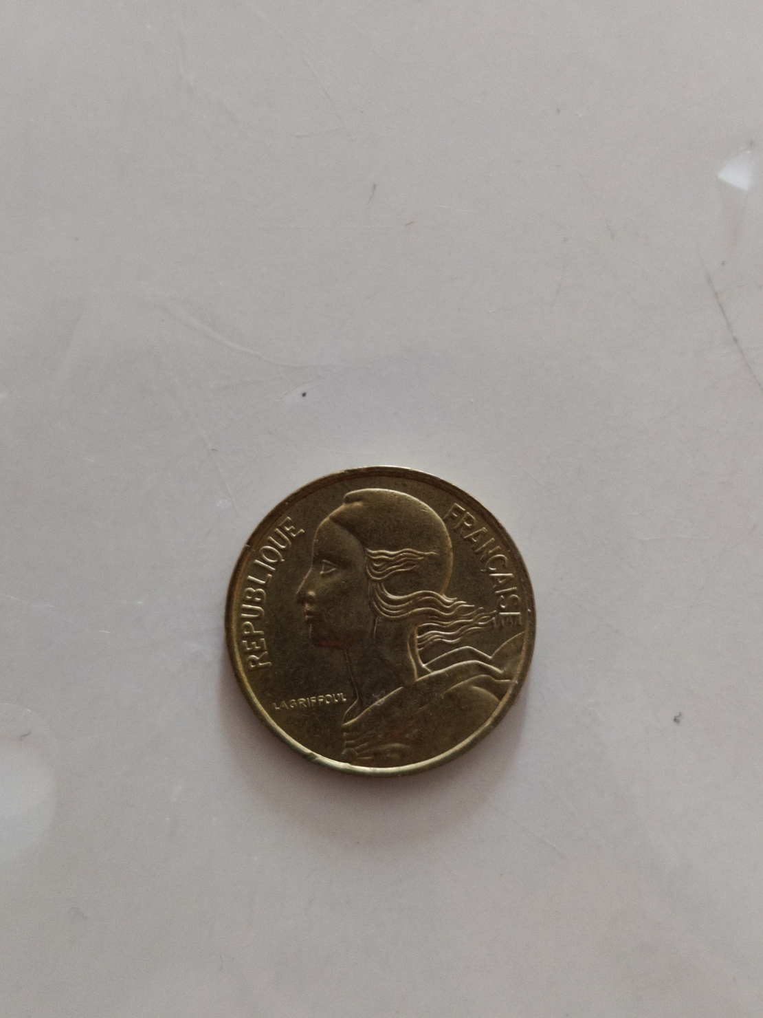 5 centimes, 1987