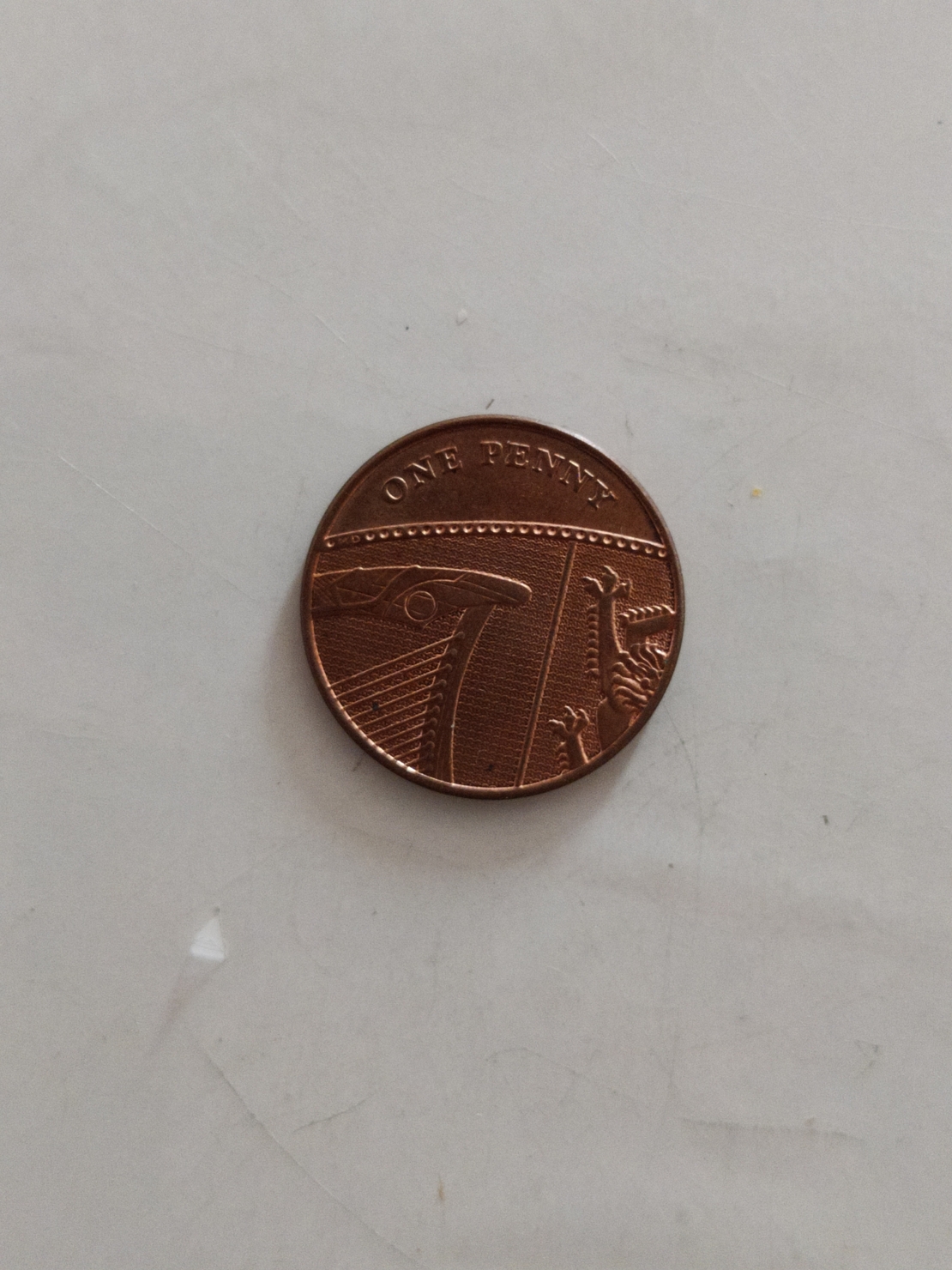 One penny, 2010