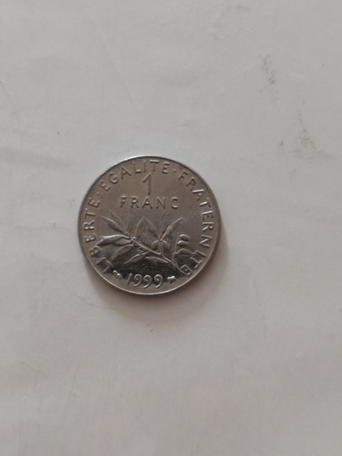 1 franc, 1999