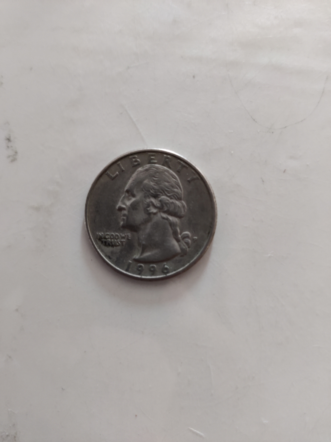 Quarter dollar, 1996