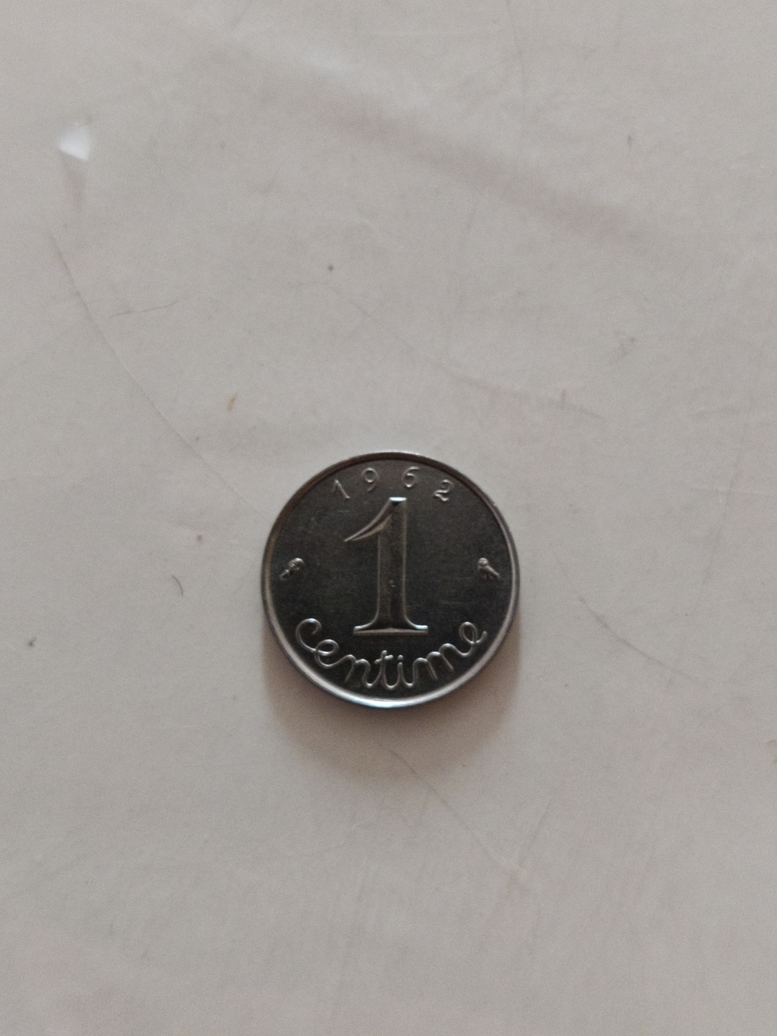 1 centime, 1962