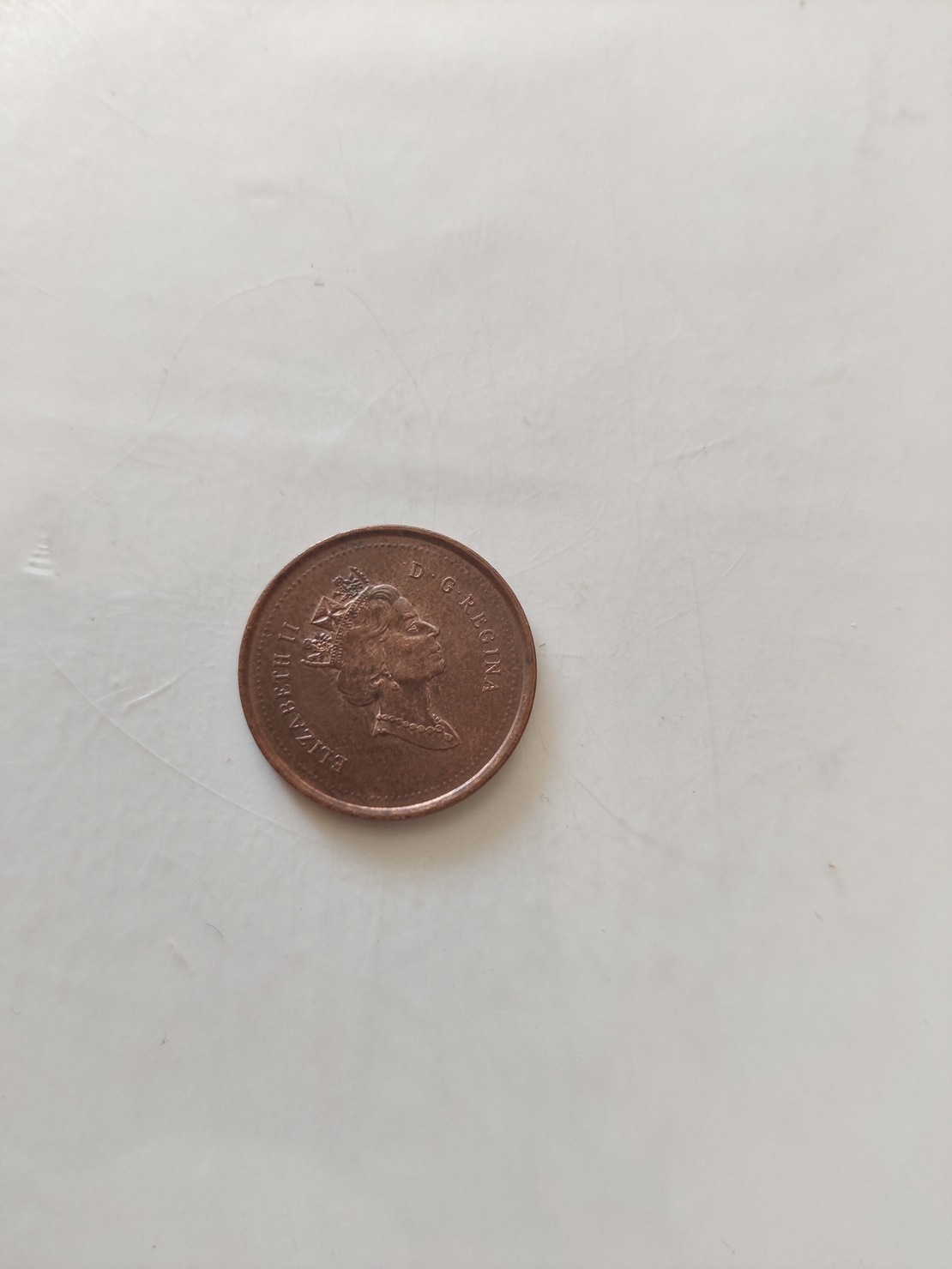 One cent, Canada, 1998