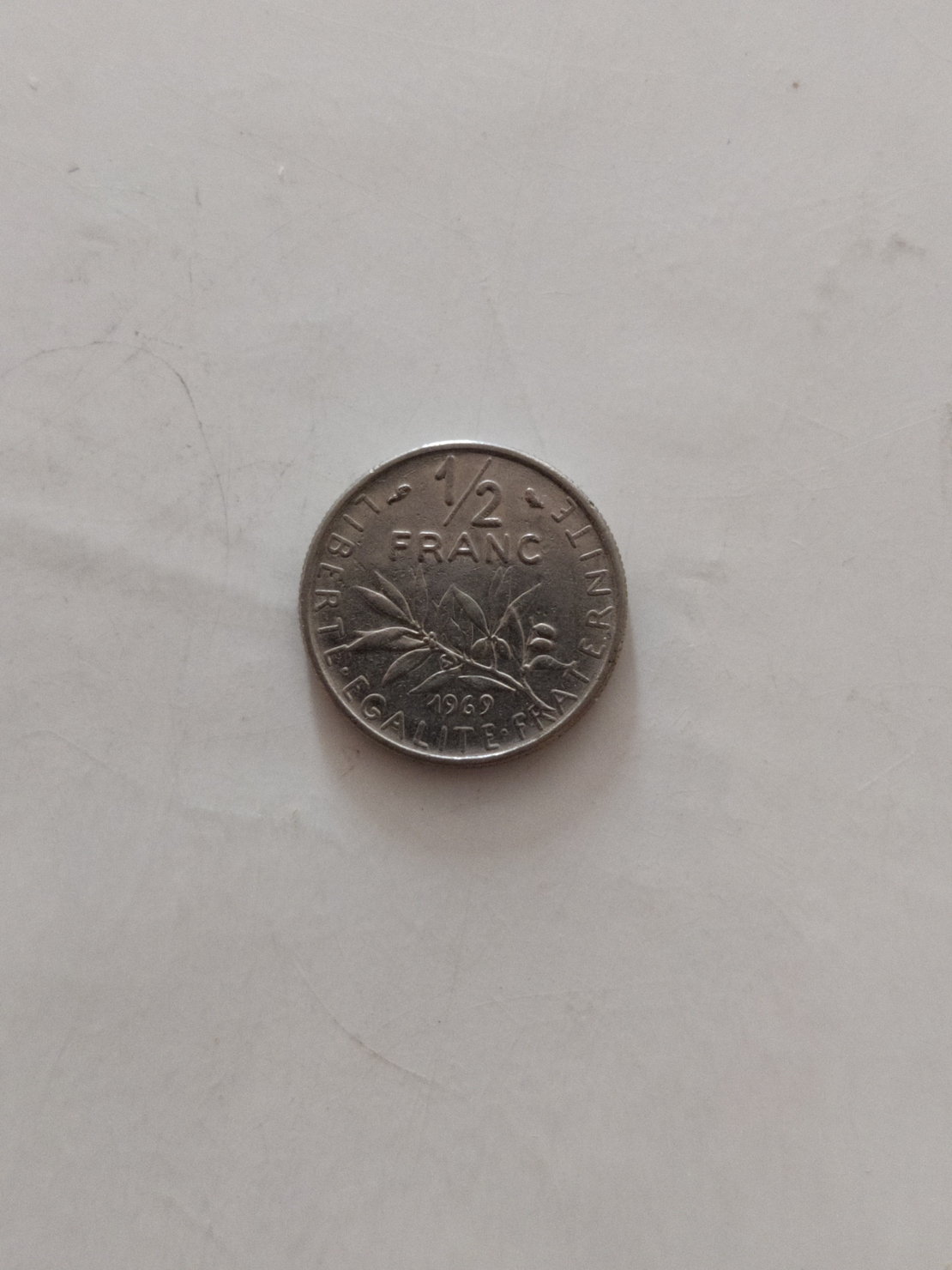1/2 franc, 1969