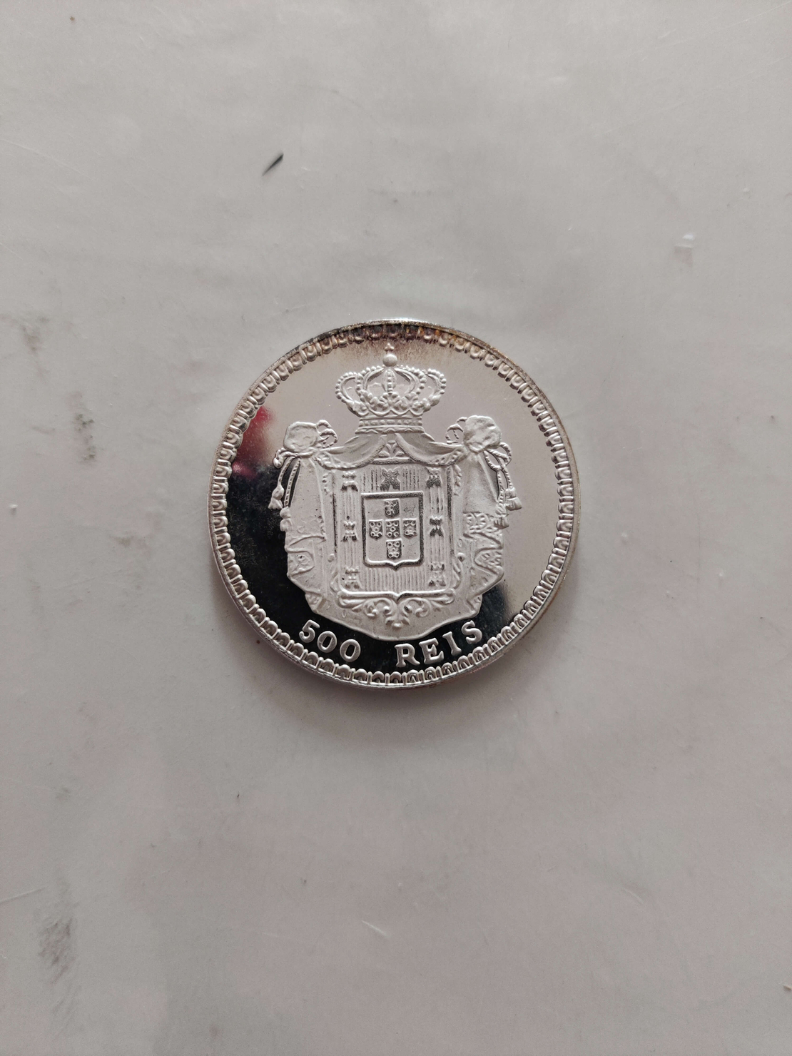 500 reis, 1854