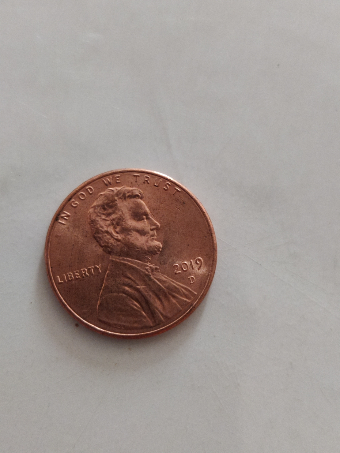 One cent, 2019