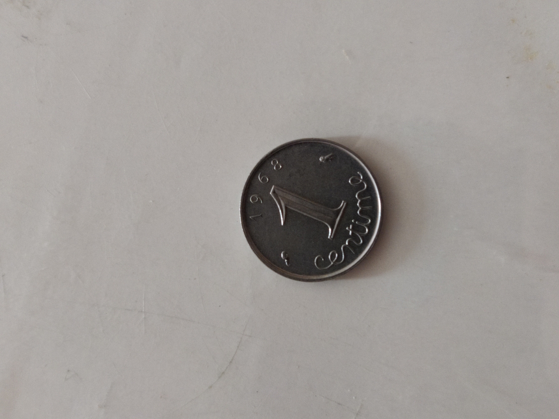 1 centime, 1968