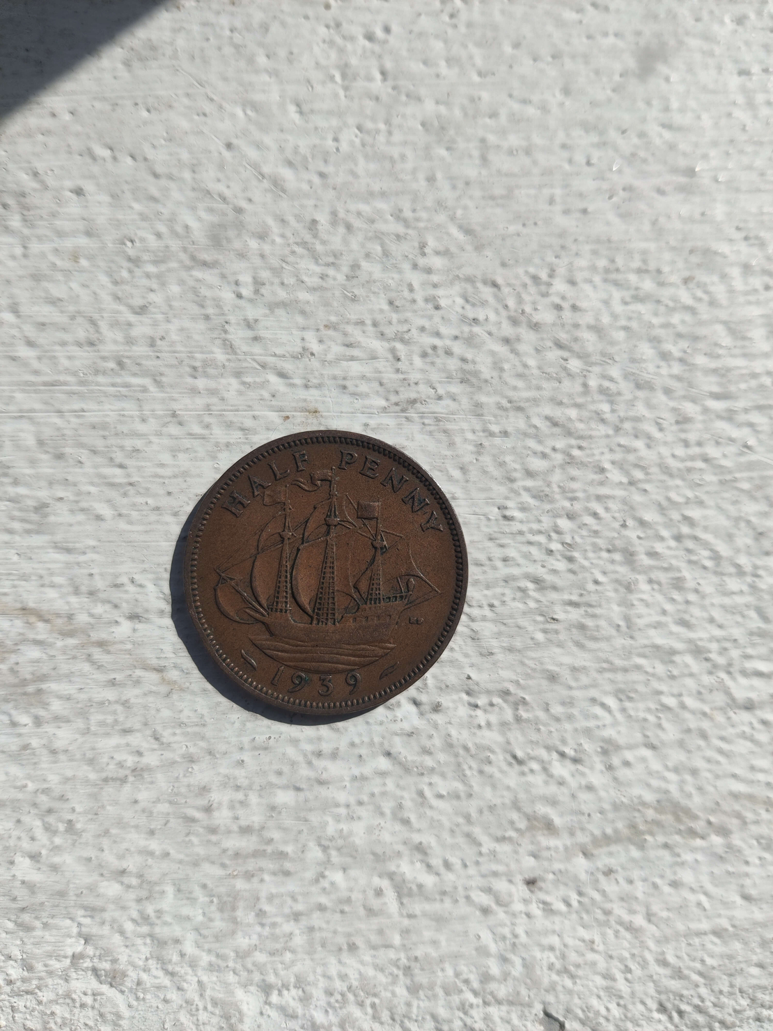 Half penny, 1939
