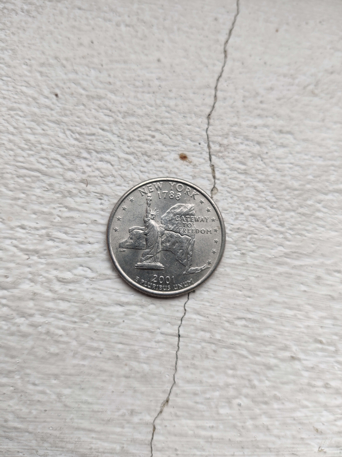 Quarter dollar, 2001