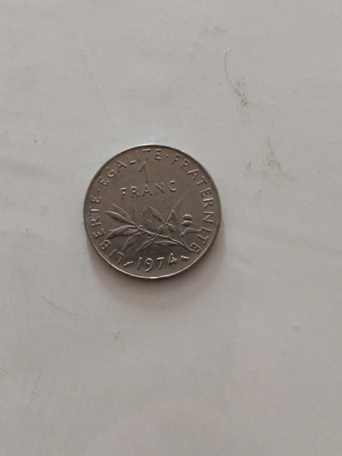 1 franc, 1974