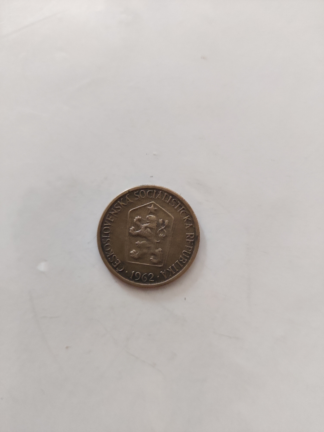 Cehoslovacia coin, 1962