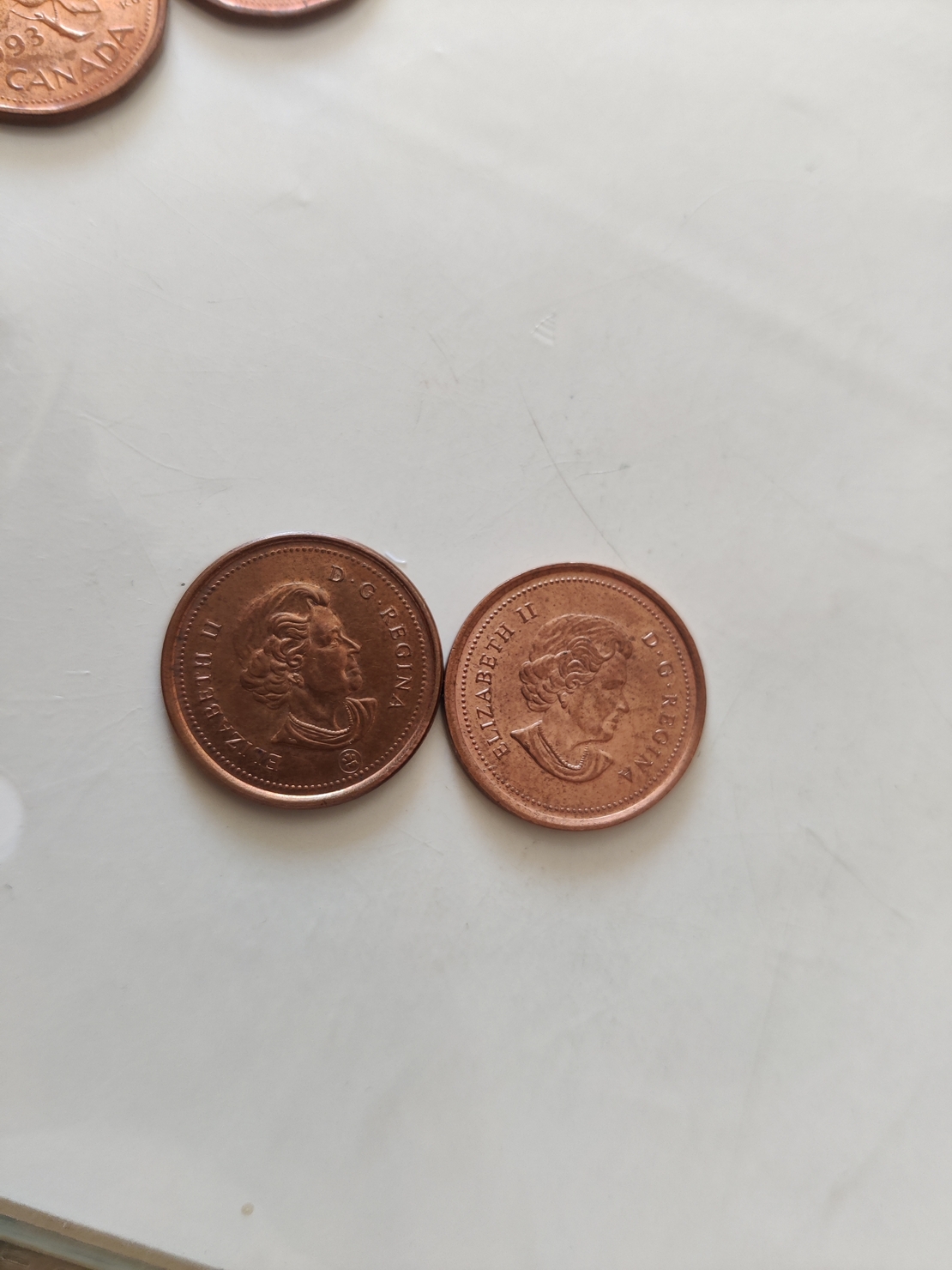 One cent, Canada, 2006