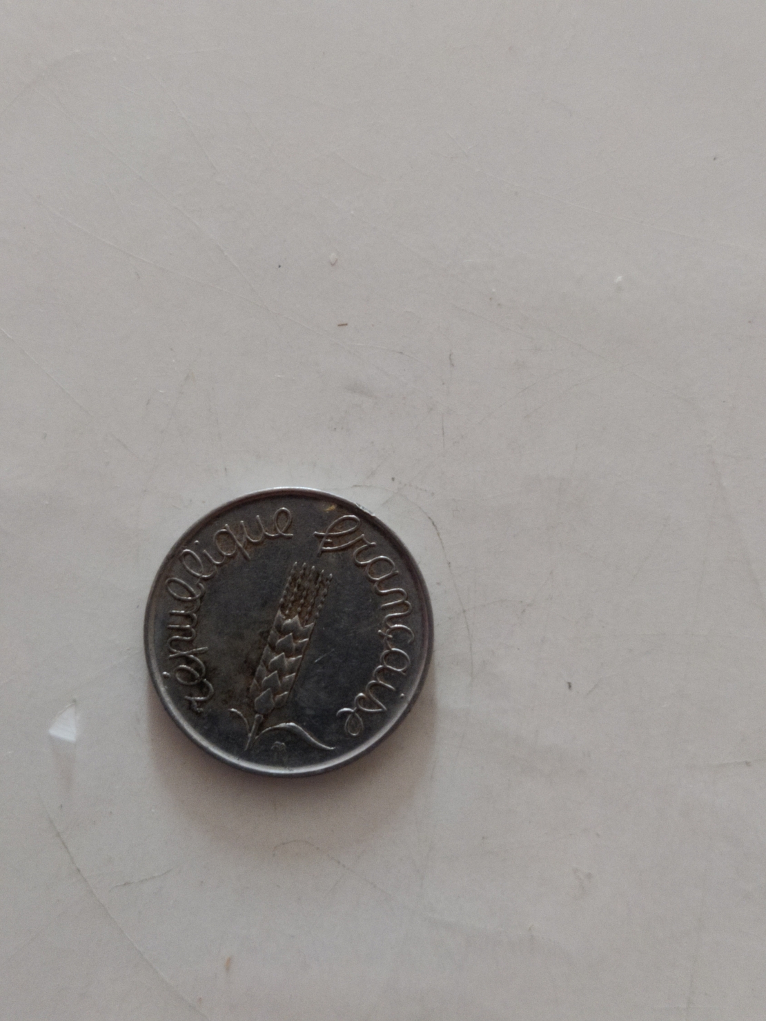 5 centimes, 1962