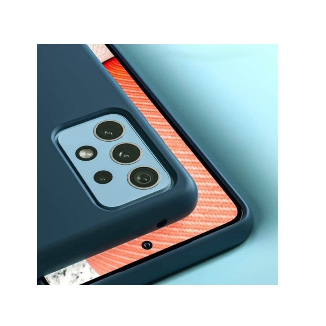 Husa de protectie Flippy compatibila cu Samsung Galaxy A52 Matte Tpu Albastru inchis