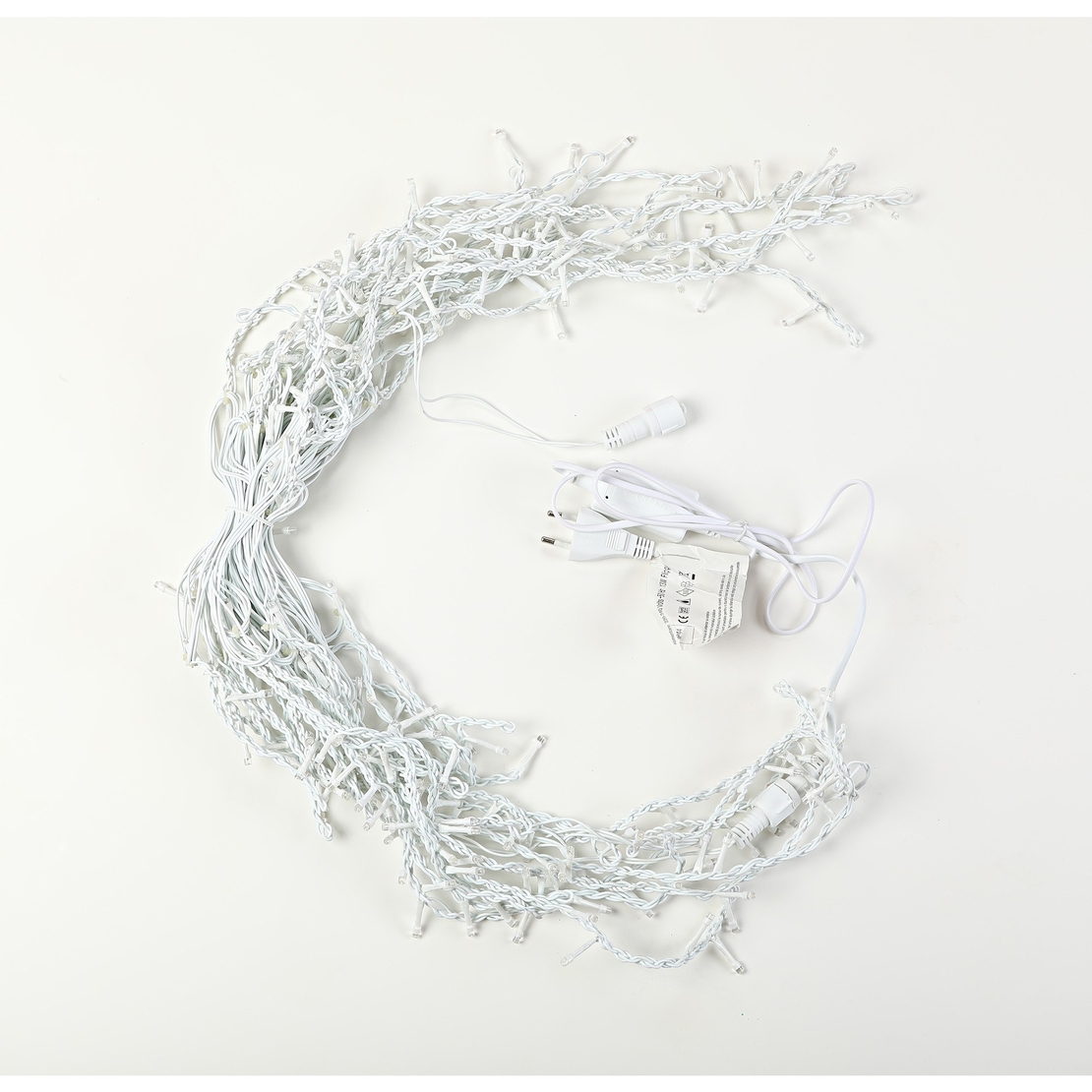 Instalatie de Craciun Premium Flippy® Tip Franjuri cu Flash 8 m 252 LED-uri Alb Cald 2096WW Interconectabila