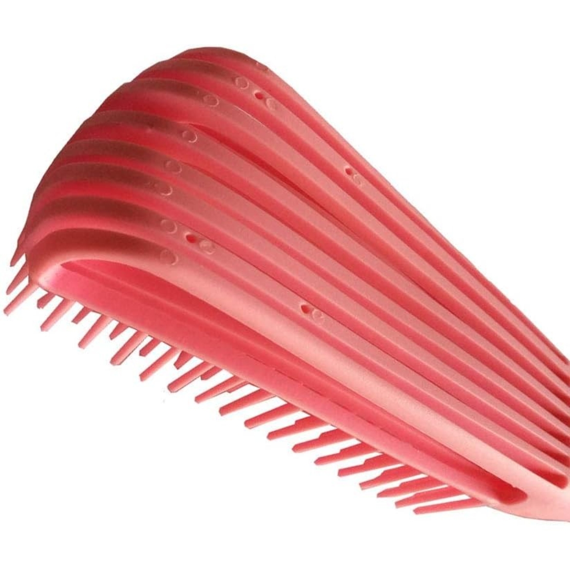 Perie Flexibila, Flippy, pentru Descurcat Par Cret/Umed si Uscat, 8 Brate Mobile, din TPE, 24.5 x 4.5 x 2 cm, Roz