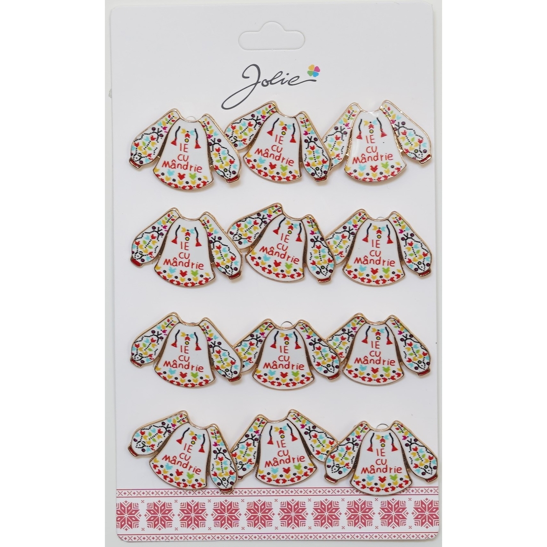 Set 12 Brose Martisor Primavara Ie cu Mandrie