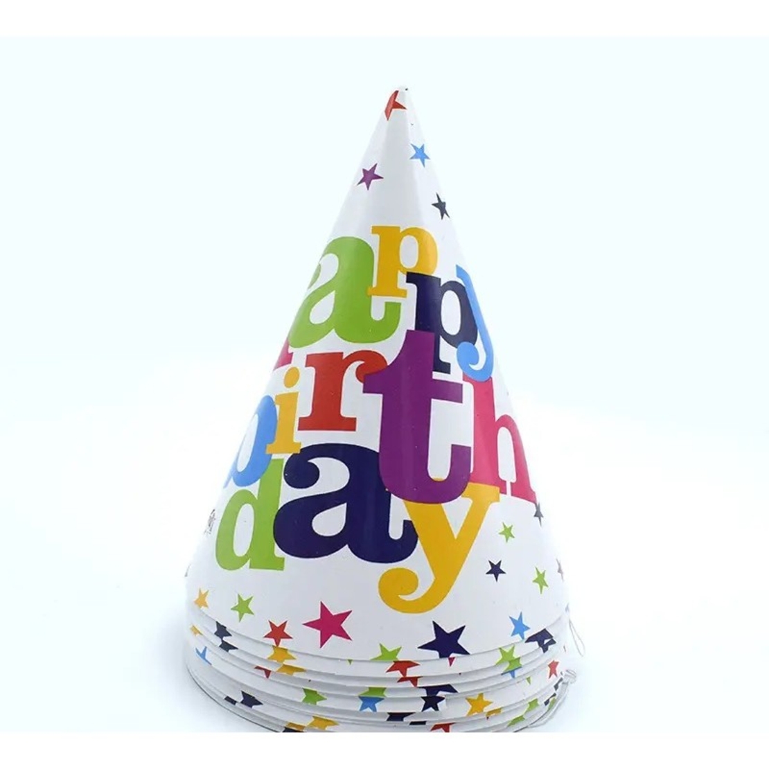 Set 6 Coifuri pentru Petrecere, Flippy, Colectia Happy Birthday, Multicolor