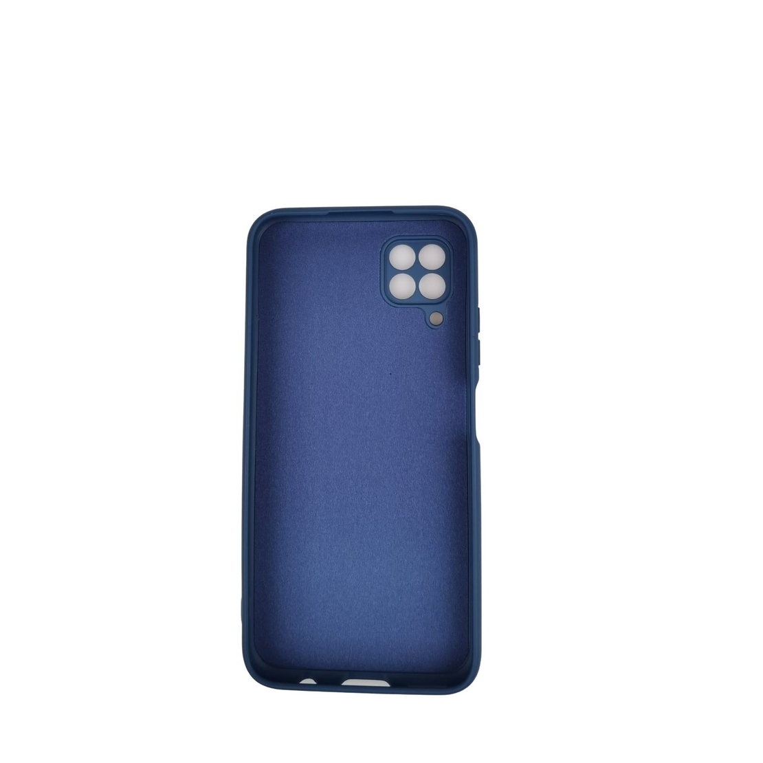 Husa protectie compatibila cu Huawei P40 Lite Liquid Silicone Case Albastru inchis