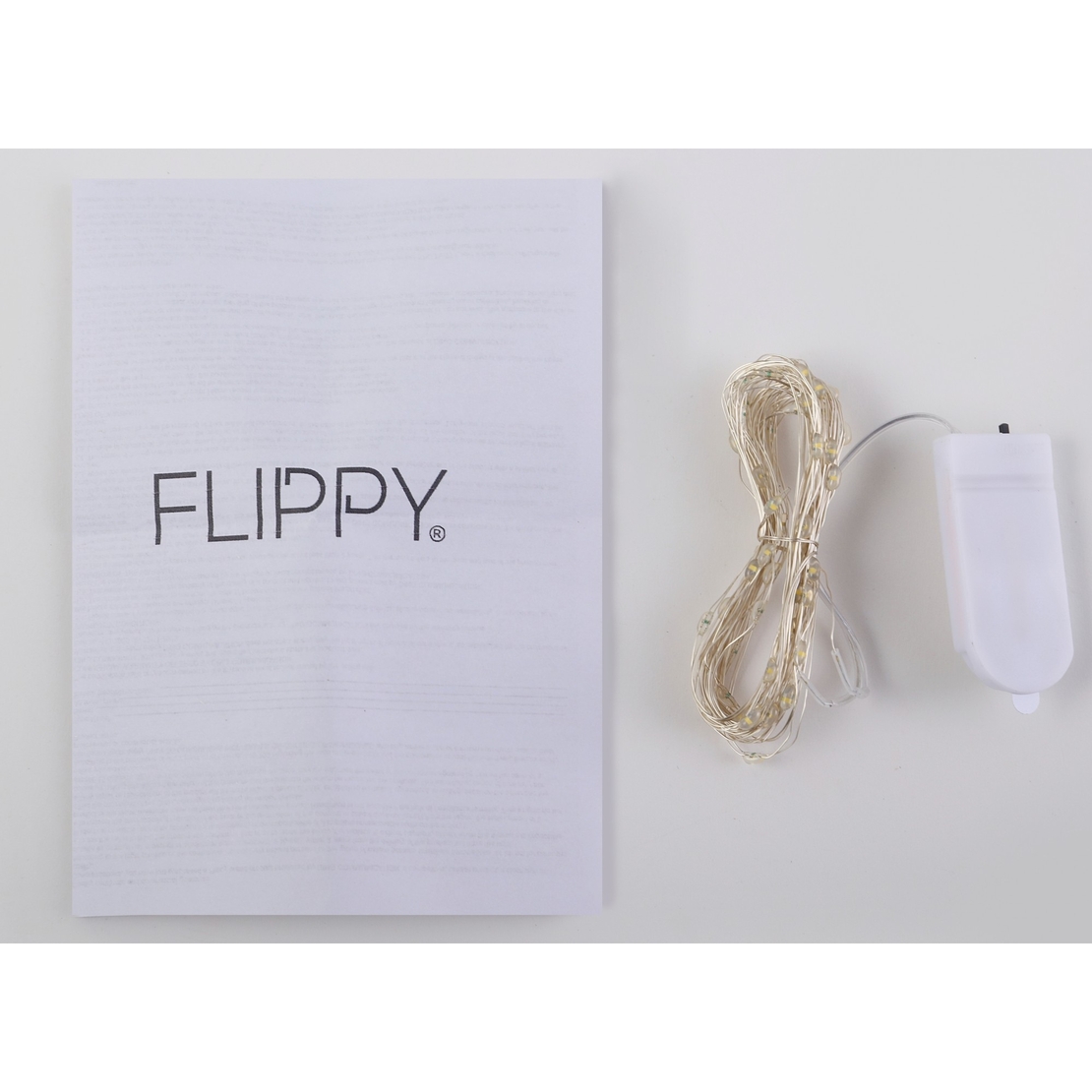 Instalatie Craciun, 5 metri, 50 LED-uri, alb cald, cu baterii, fir cupru, liniar, interior/exterior, Flippy