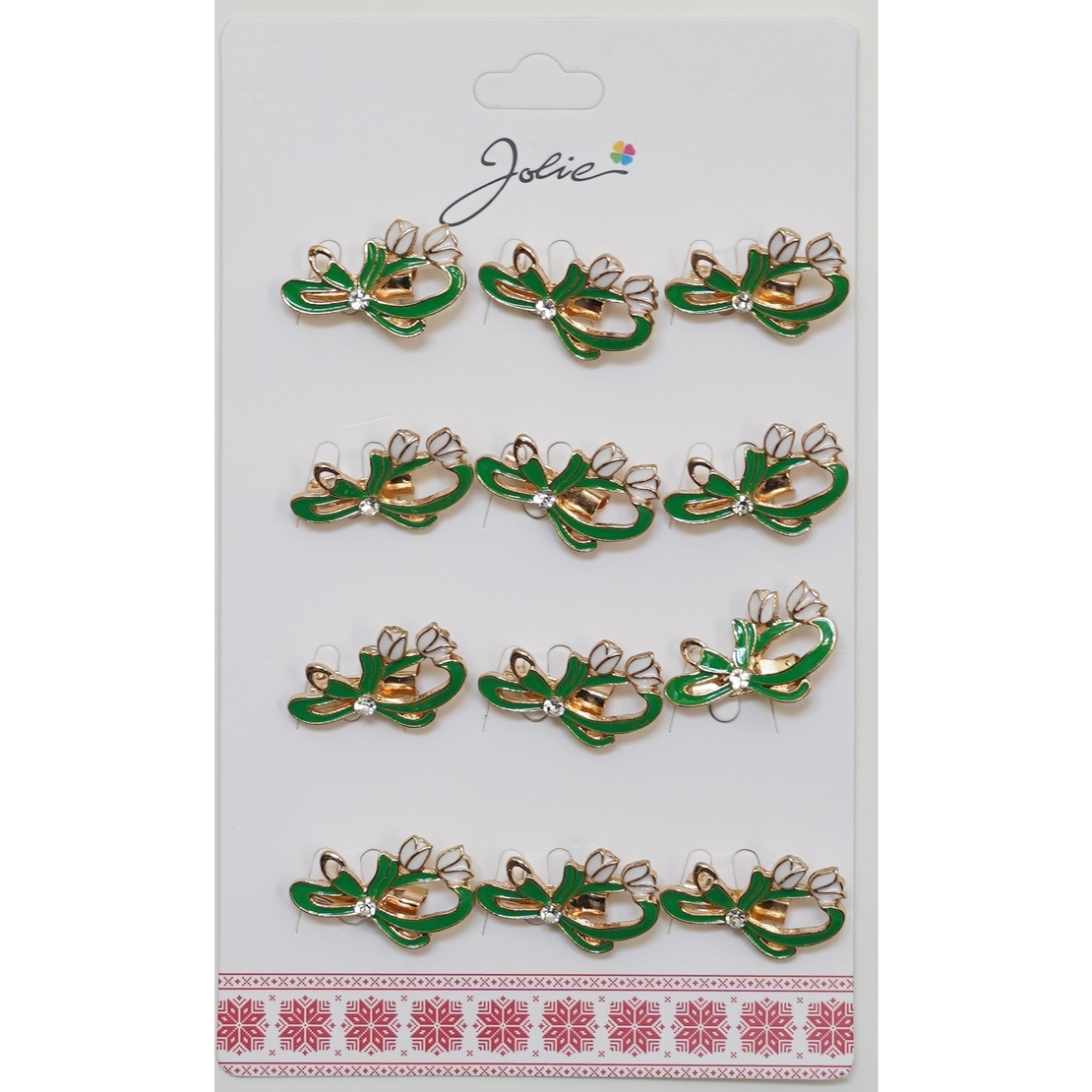 Set 12 Brose Martisor Primavara Ghiocel cu Piatra