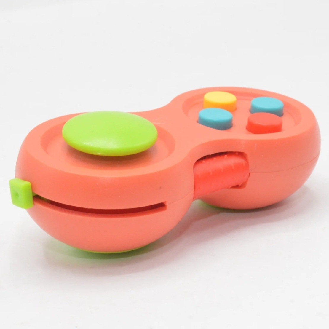 Jucarie Interactiva, Flippy, Model Fidget Pad, Antistres, +3 Ani, Functii Multiple, 5.5 x 3.5 x 11 cm, Roz