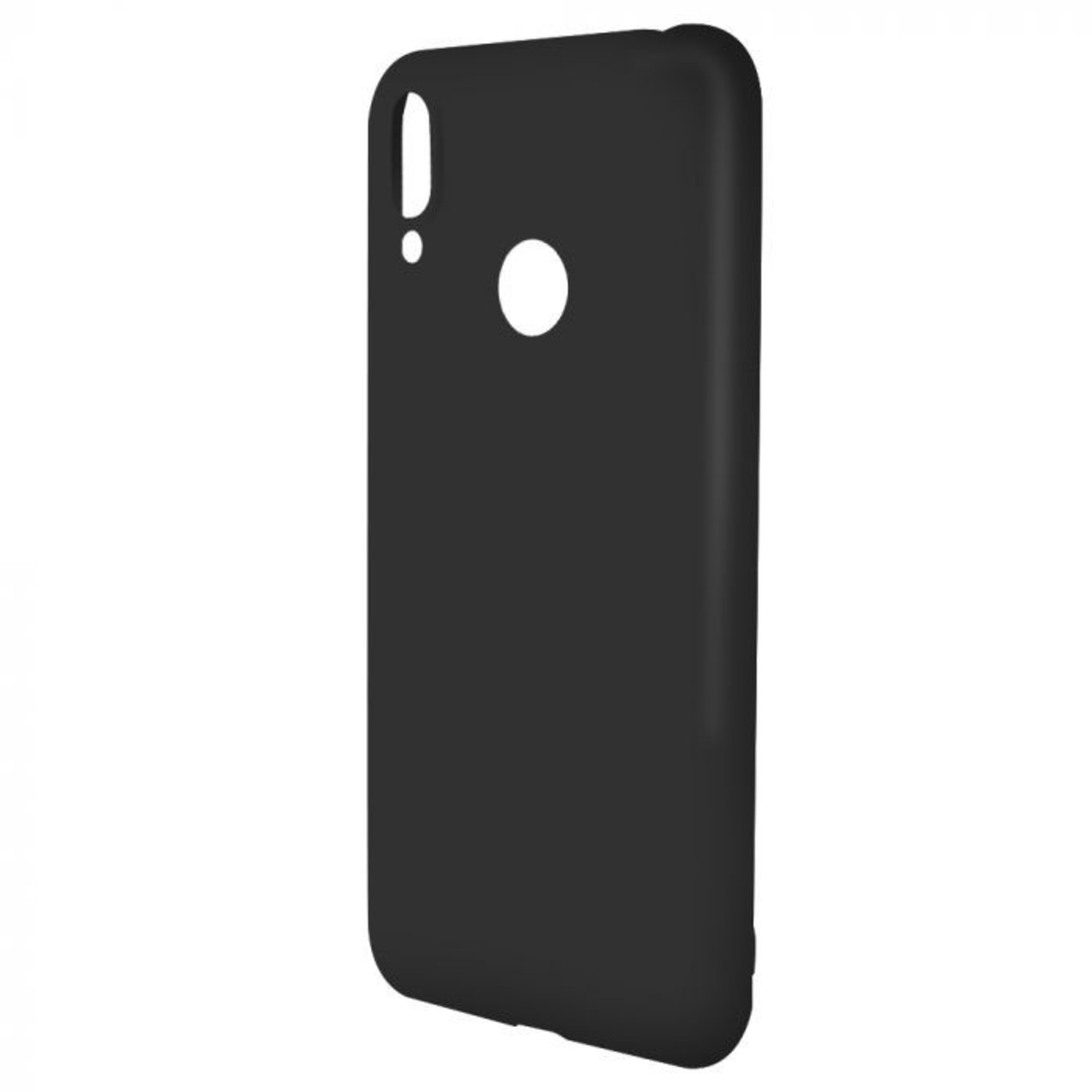 Husa Huawei Y7 2019 Liquid Silicone Case Negru