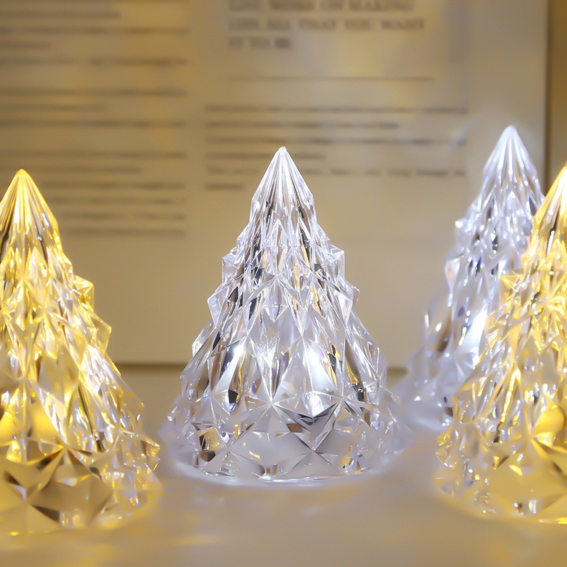 Lampa de Veghe, Flippy, Model IceBerg, cu Baterii, Lumina Rece, Transparent, 6.5x8 cm