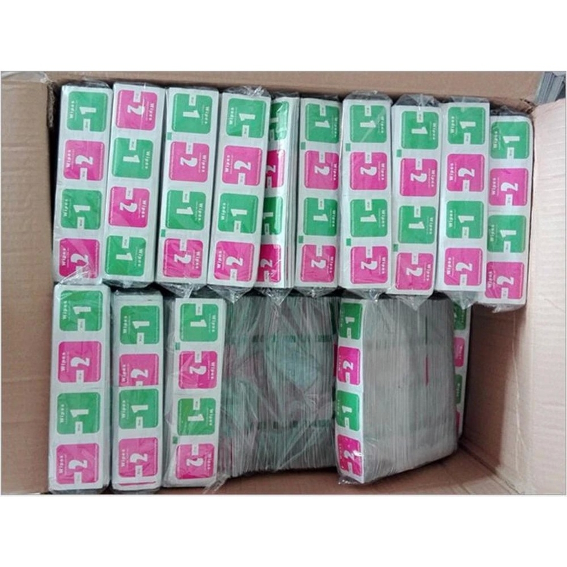 Set curatare telefon servetel umed cu alcool si servetel uscat, 300 buc