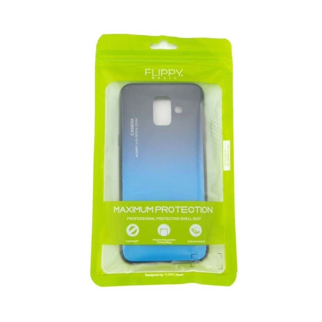 Husa Samsung Galaxy A6 2018 Hybrid Back Degrade, Albastru