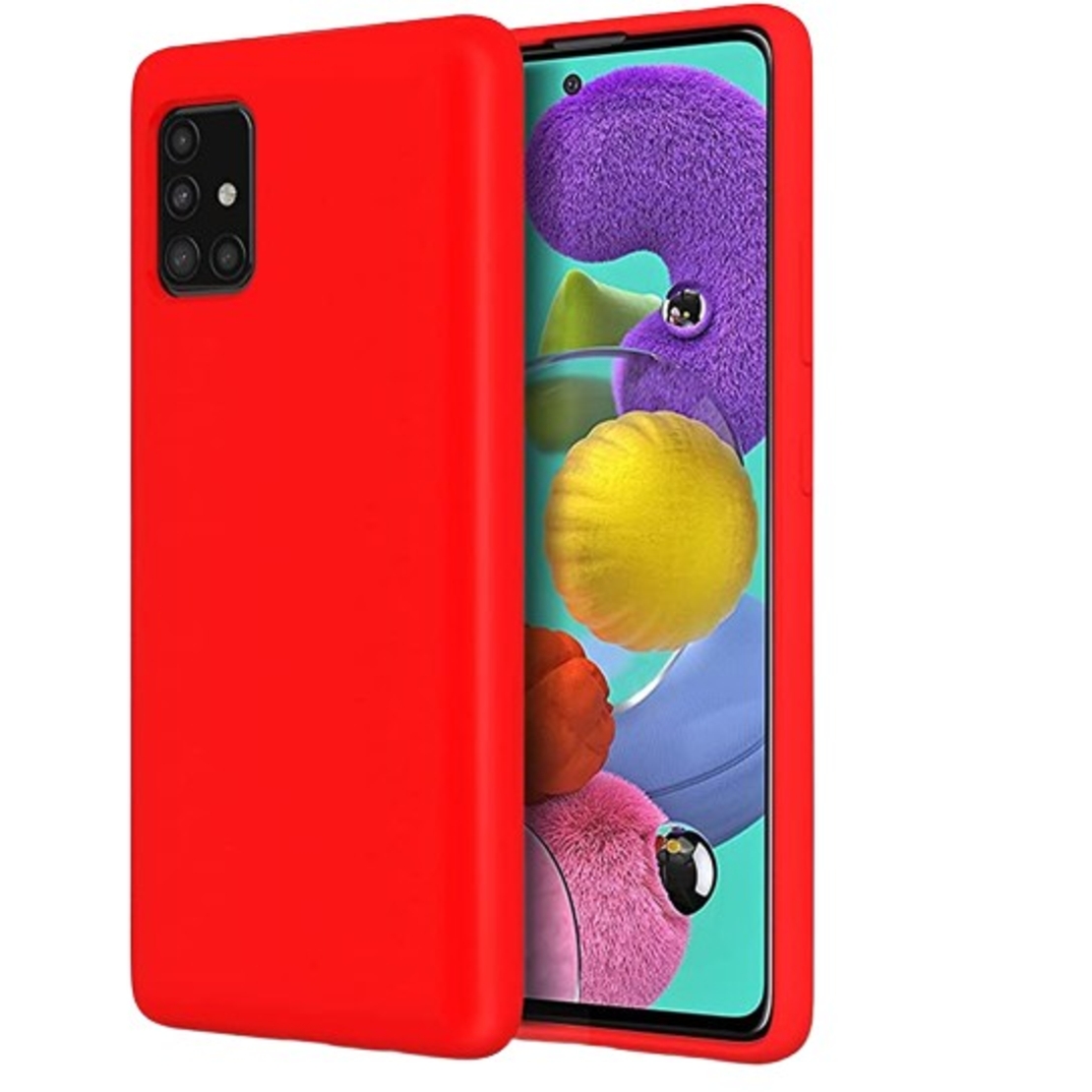 Husa de protectie Flippy compatibila cu Samsung Galaxy S21 5G Matte Tpu Rosu