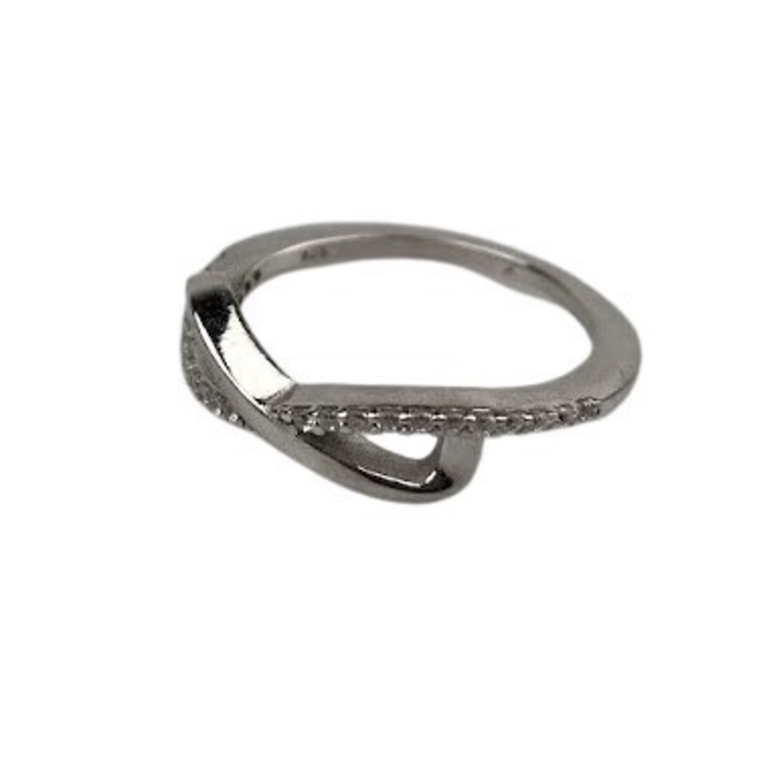 Inel Argint 925, Infinit Mare cu Zirconiu M 54