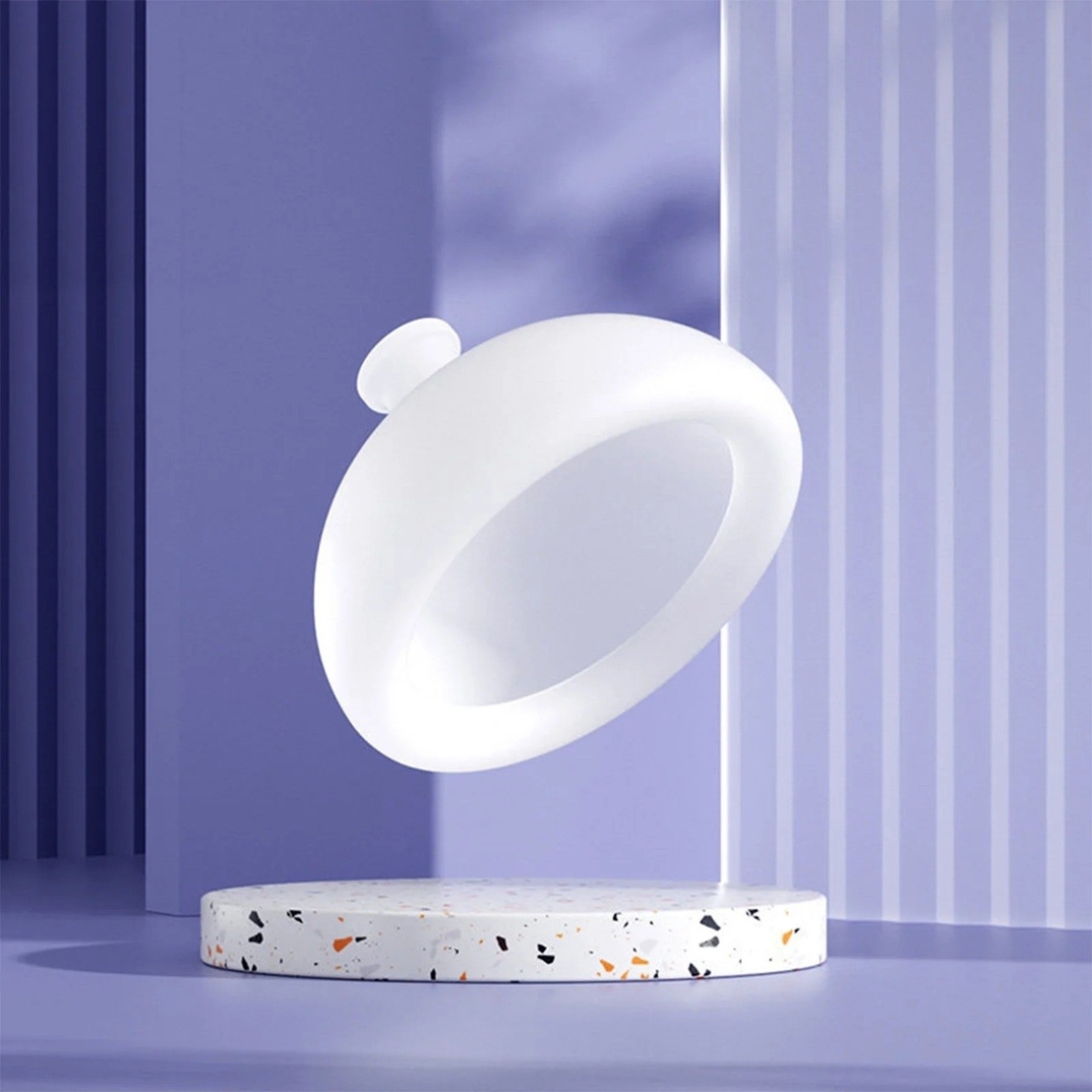 Dispozitiv Terapeutic Sputa, Flippy, Cupa pentru Terapie Toracica, Dispozitiv de Eructare, pentru Adulti si Copii, 10 x 6.5 cm, din Silicon, Transparent