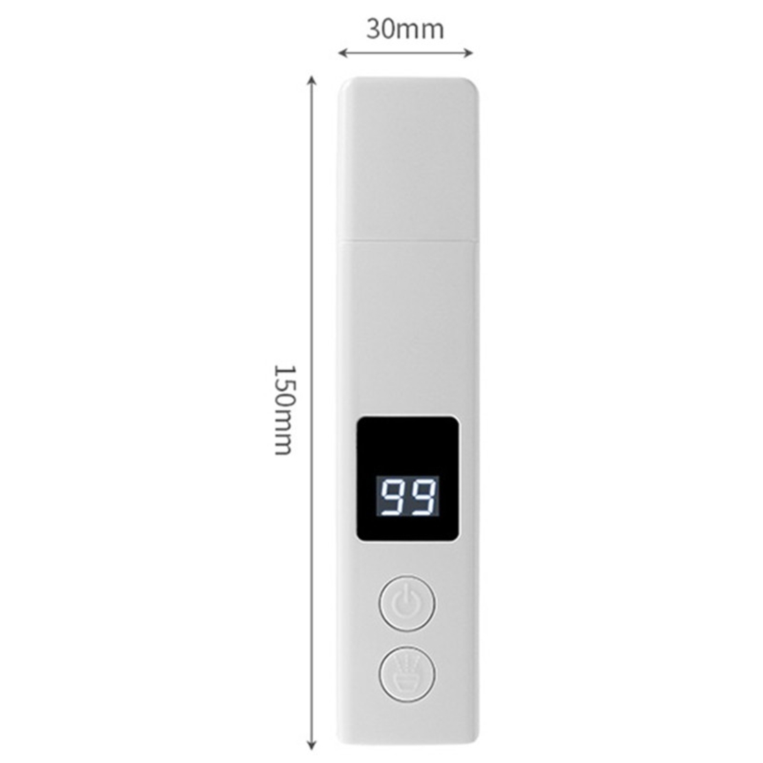 Pila Electrica pentru Animalute de Companie, Flippy, Incarcare USB, Laser pentru Joaca, Capac Impotriva Prafului, Display Electronic, 15 x 3 cm, Mai Multe Viteze, Alb