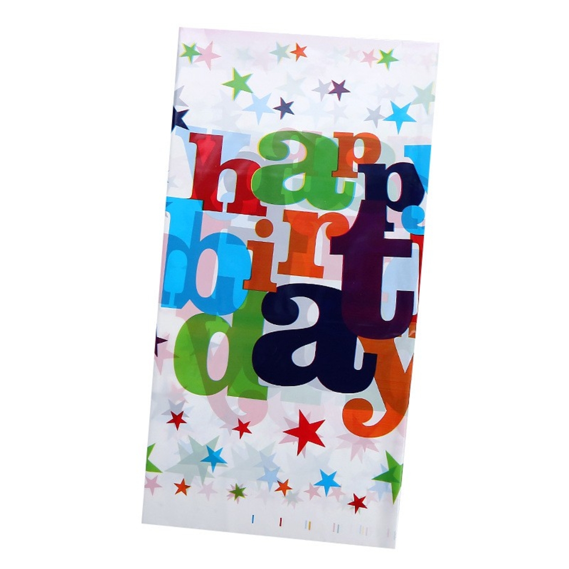 Fata de Masa Dreptunghiulara, Flippy, Colectia Happy Birthday, 180 x 108 cm, din Plastic PE, Impermeabila, Multicolor