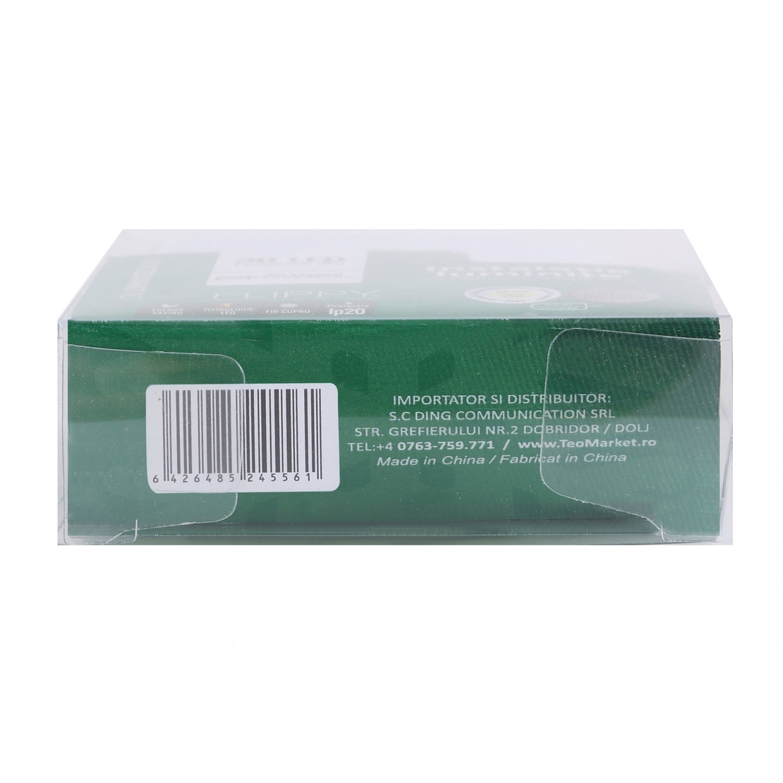 Instalatie Craciun, 2 metri, 20 LED-uri, multicolor, telecomanda 8 functii, USB, fir cupru, liniar, interior/exterior, Flippy