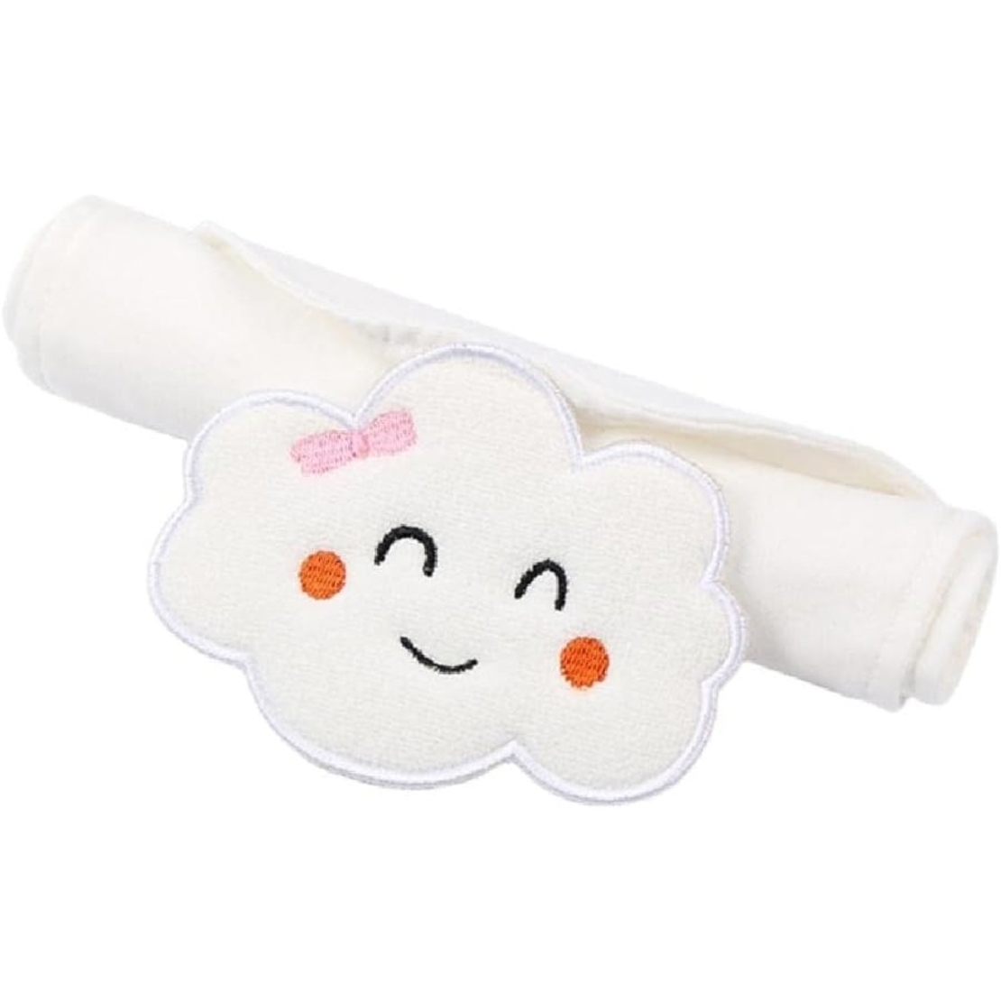 Prosop Absorbant, Flippy, din Bumbac, pentru Bebelusi, 19x28 cm, Model Norisor, Alb