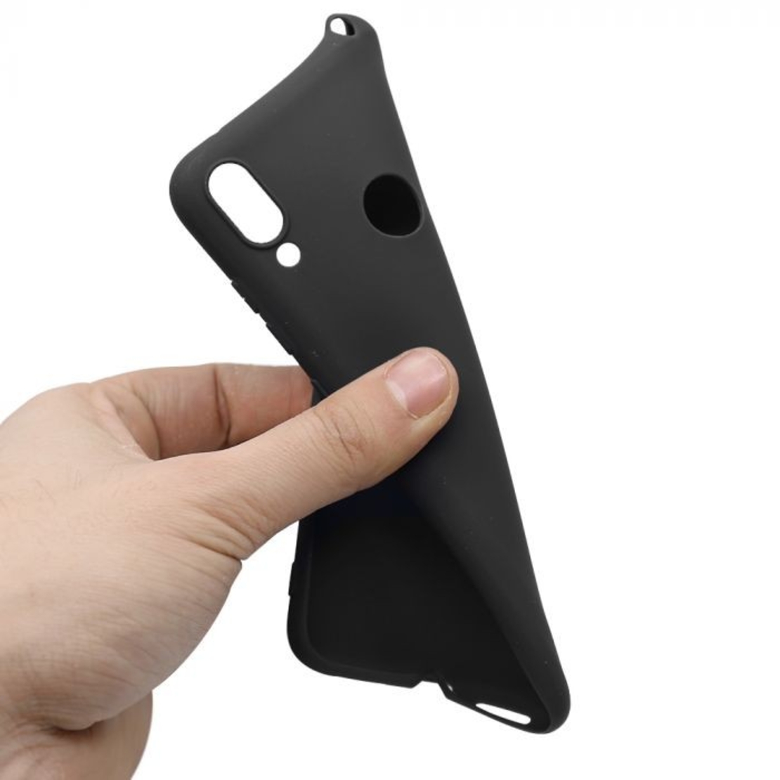 Husa Huawei Y7 2019 Liquid Silicone Case Negru