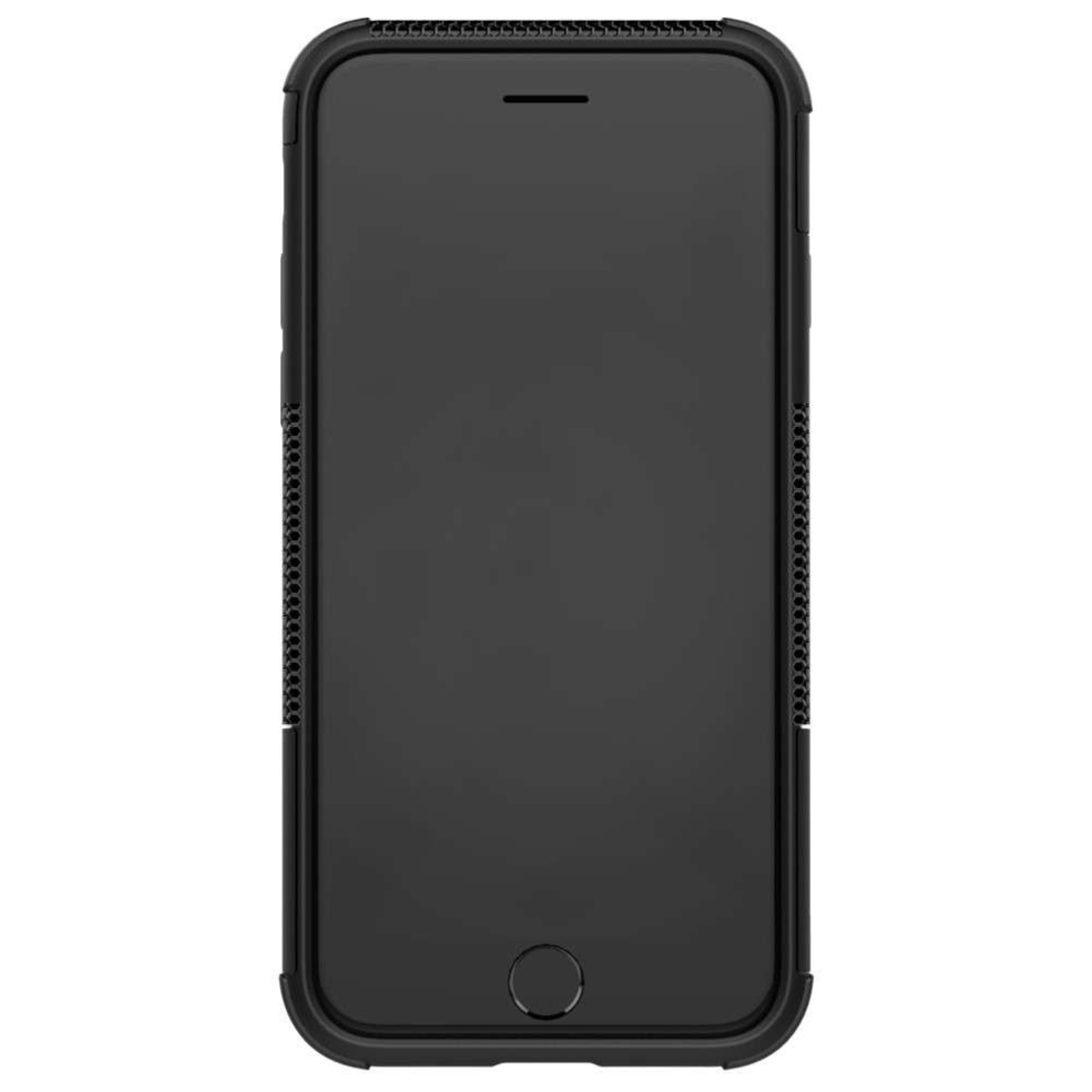 Husa de protectie Flippy pentru Apple iPhone SE 2020 Defender Model 3 cu Suport, Negru