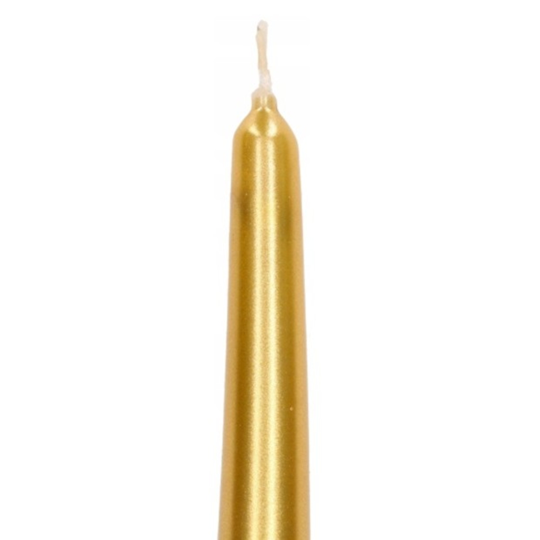 Lumanare Decorativa, Flippy, pentru Masa, 25 cm, din Parafina, fara Fum, Ardere 7.5h, Auriu